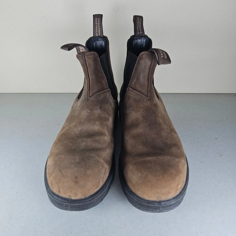 Blundstone BL1609 Men's Size 10 Antique Brown Chelsea Boots - Picture 2 of 7
